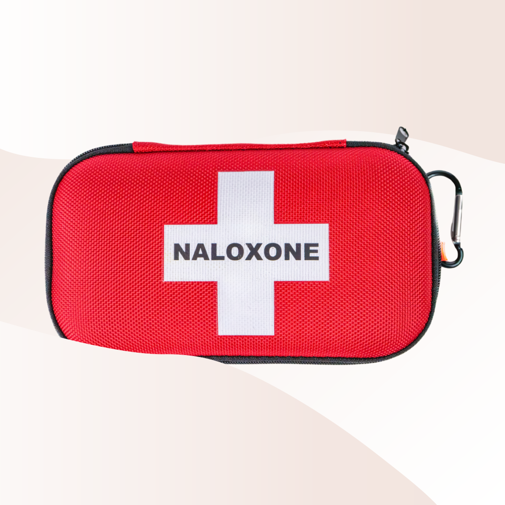 Pictured is a naloxone kit